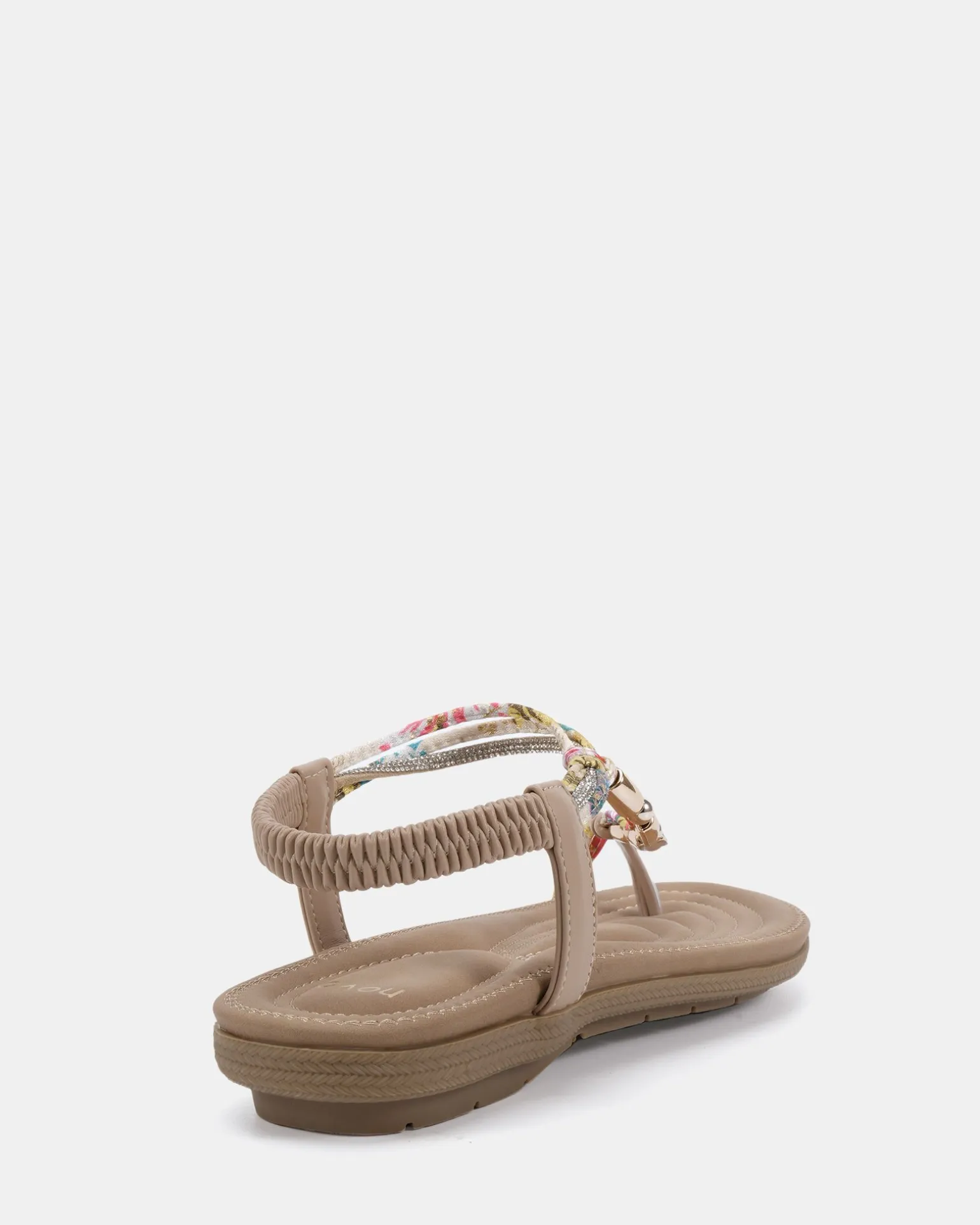 ELSUNNY NEUTRAL Strappy Sandals