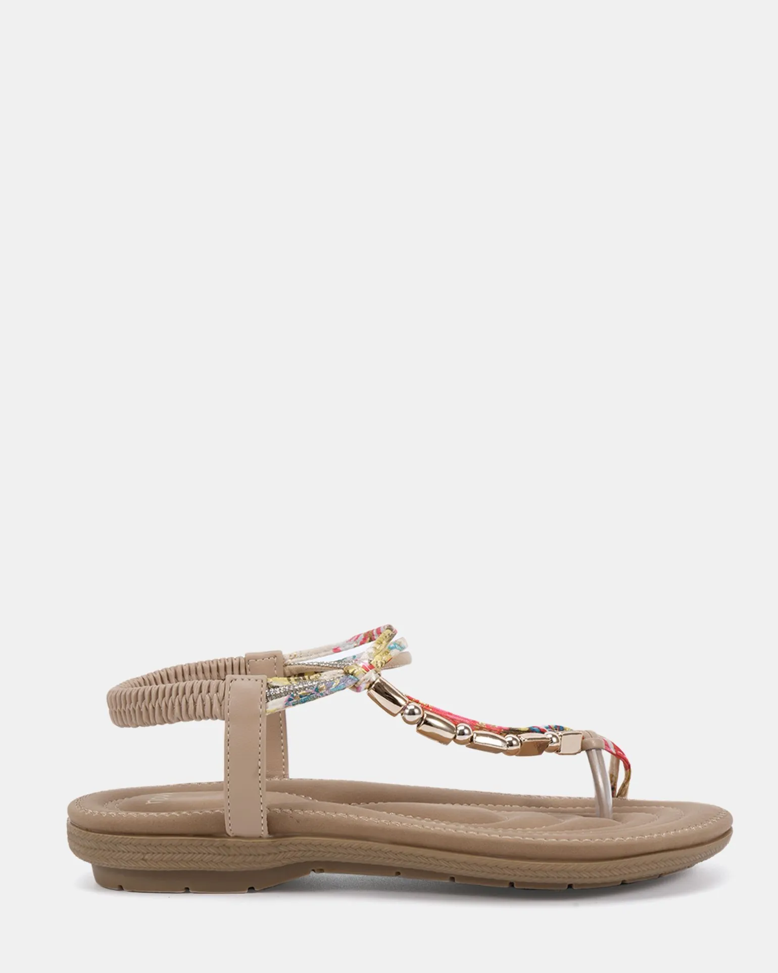 ELSUNNY NEUTRAL Strappy Sandals