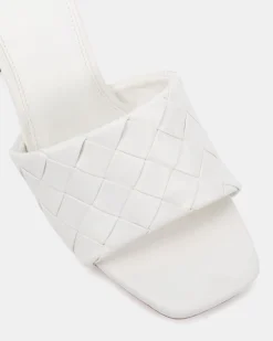 FARREN WHITE Block Heels