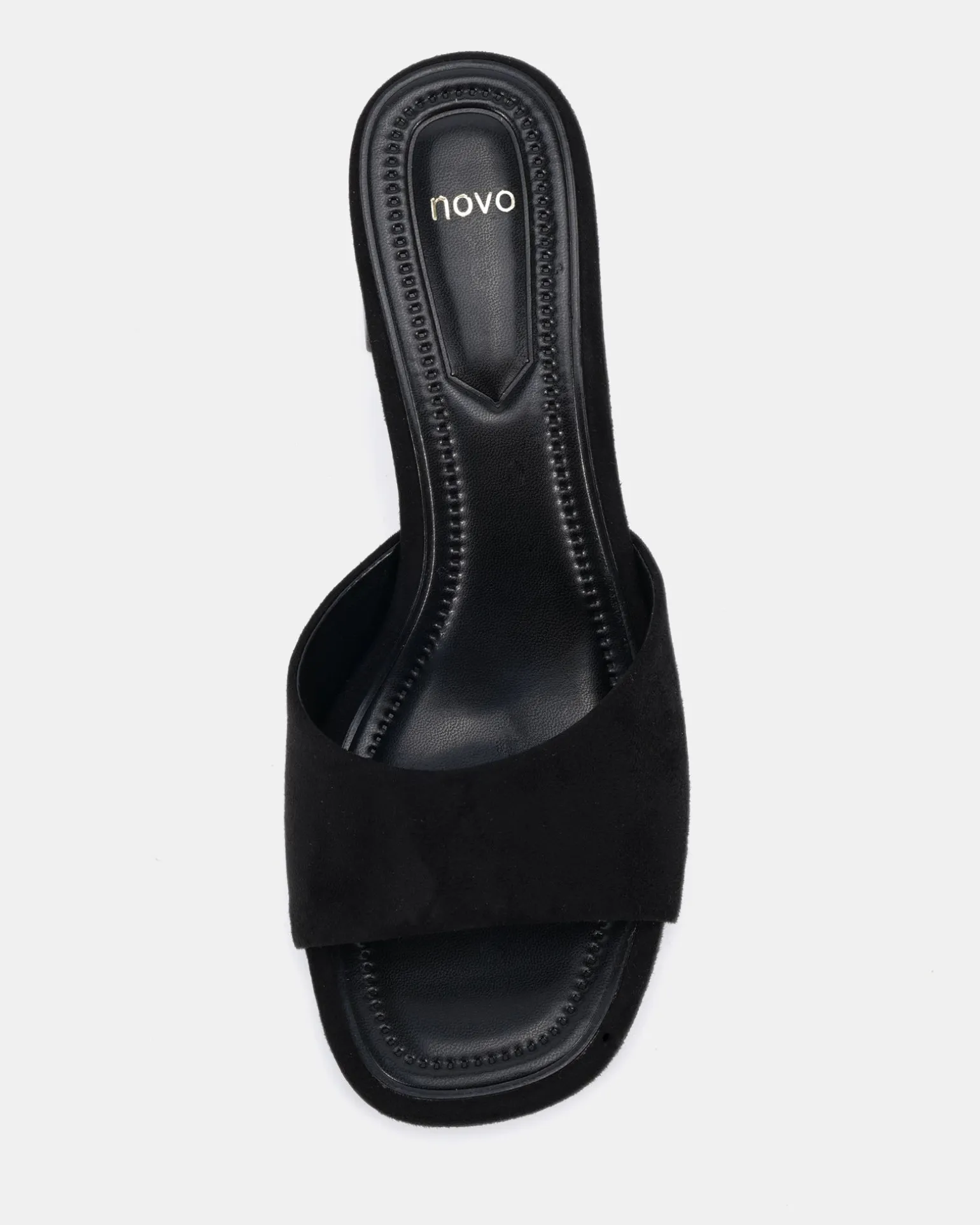 FINELLA Black Suede High Heels