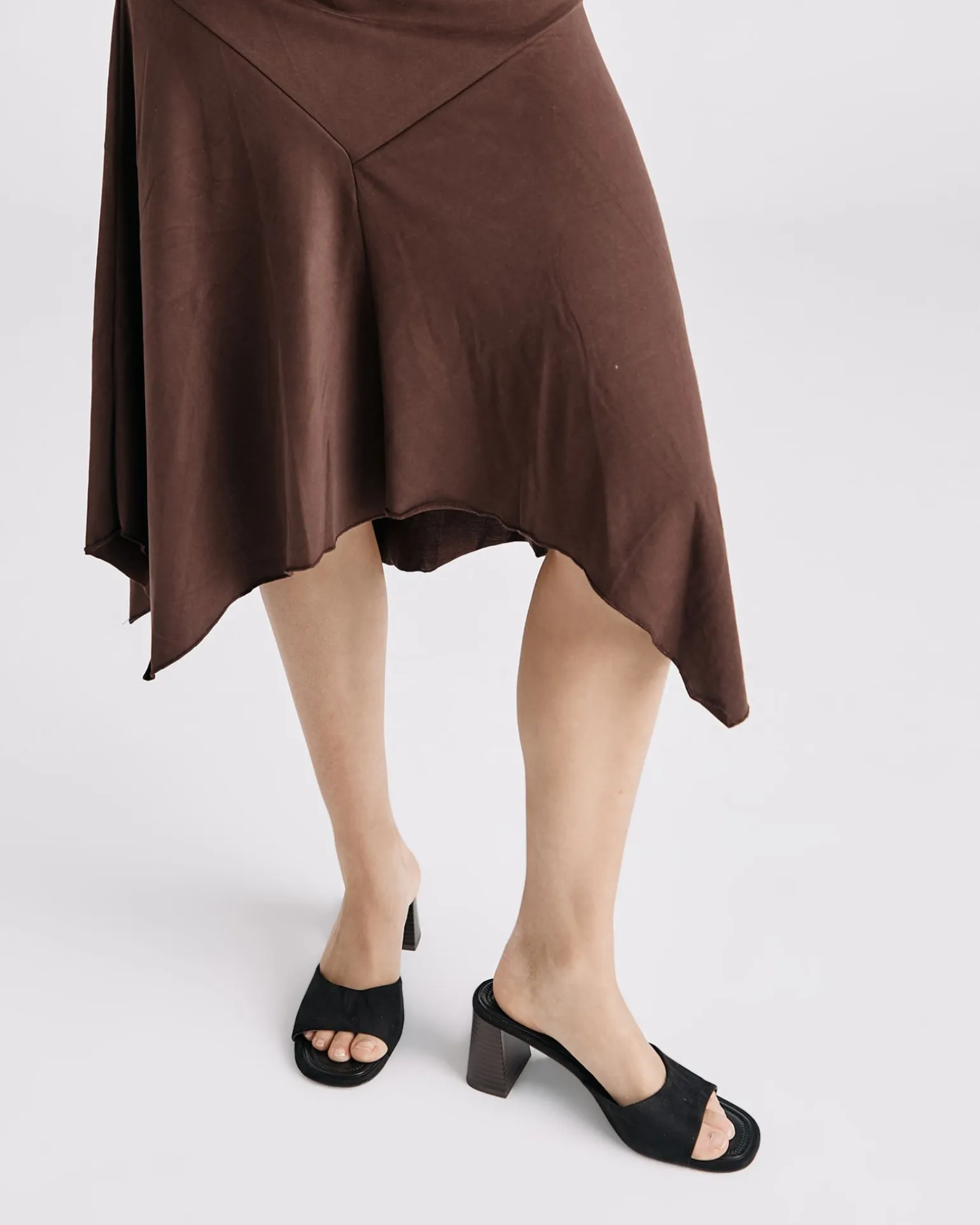 FINELLA Black Suede High Heels