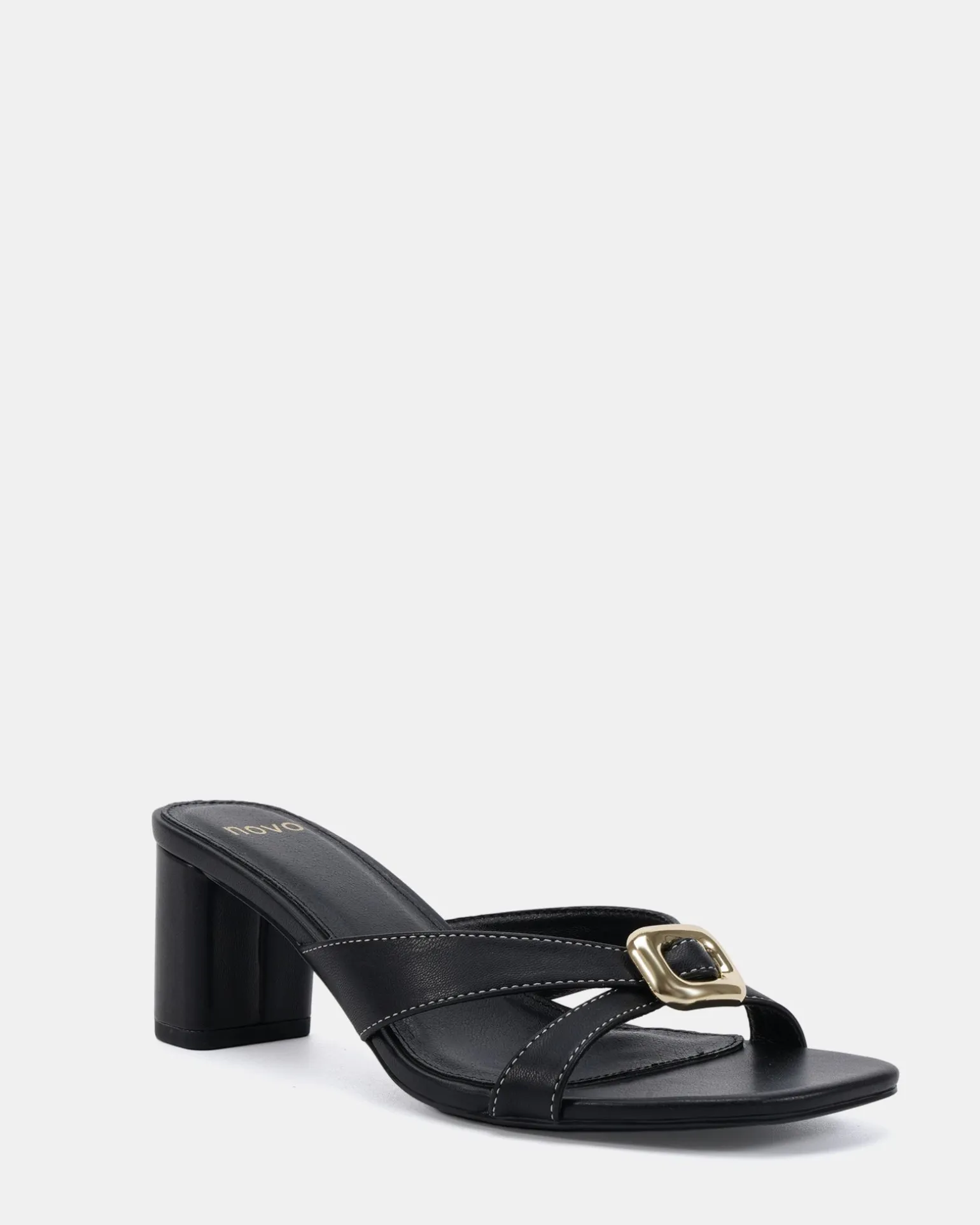 FINNEGAN BLACK Block Heels