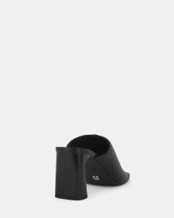 FRODO BLACK Open Toe Heels