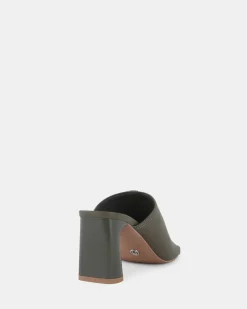 FRODO KHAKI Open Toe Heels