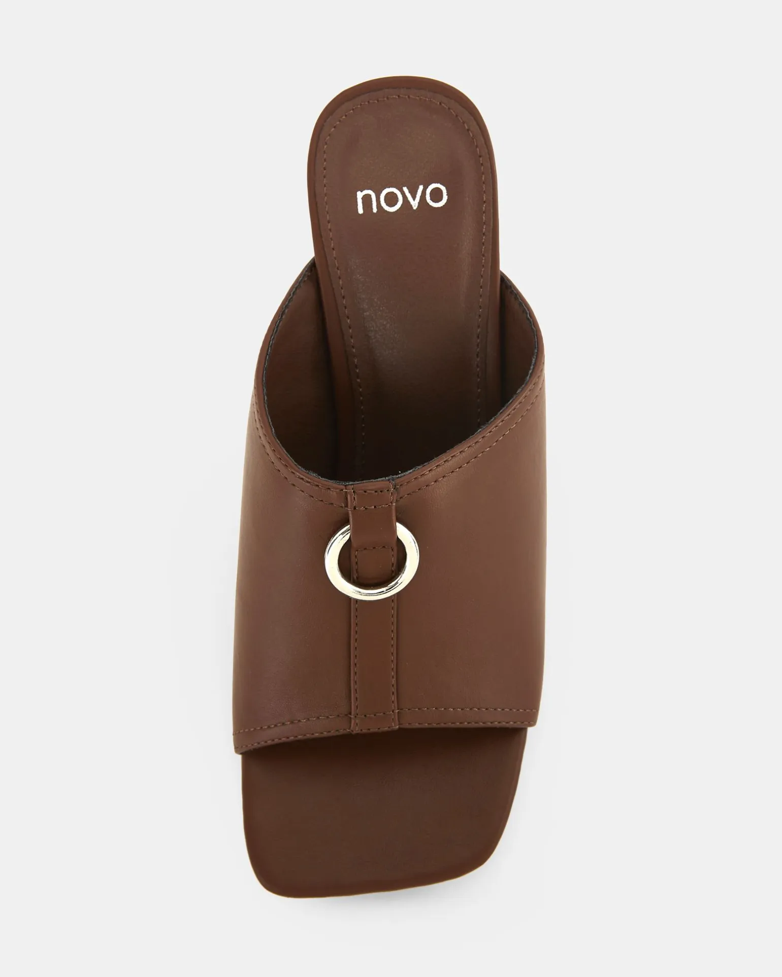 FRODO MILK CHOCOLATE Open Toe Heels