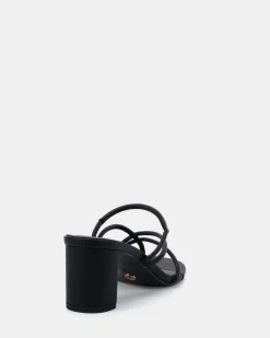 FUMING BLACK Mules