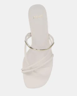 FUMING WHITE Mid Heels