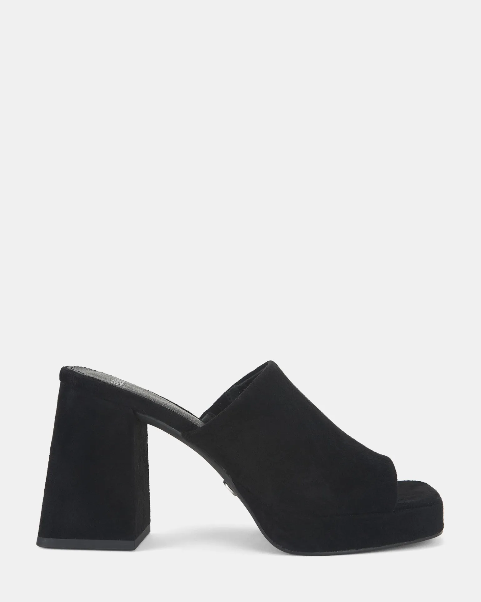 FUTURA BLACK Open Toe Heels