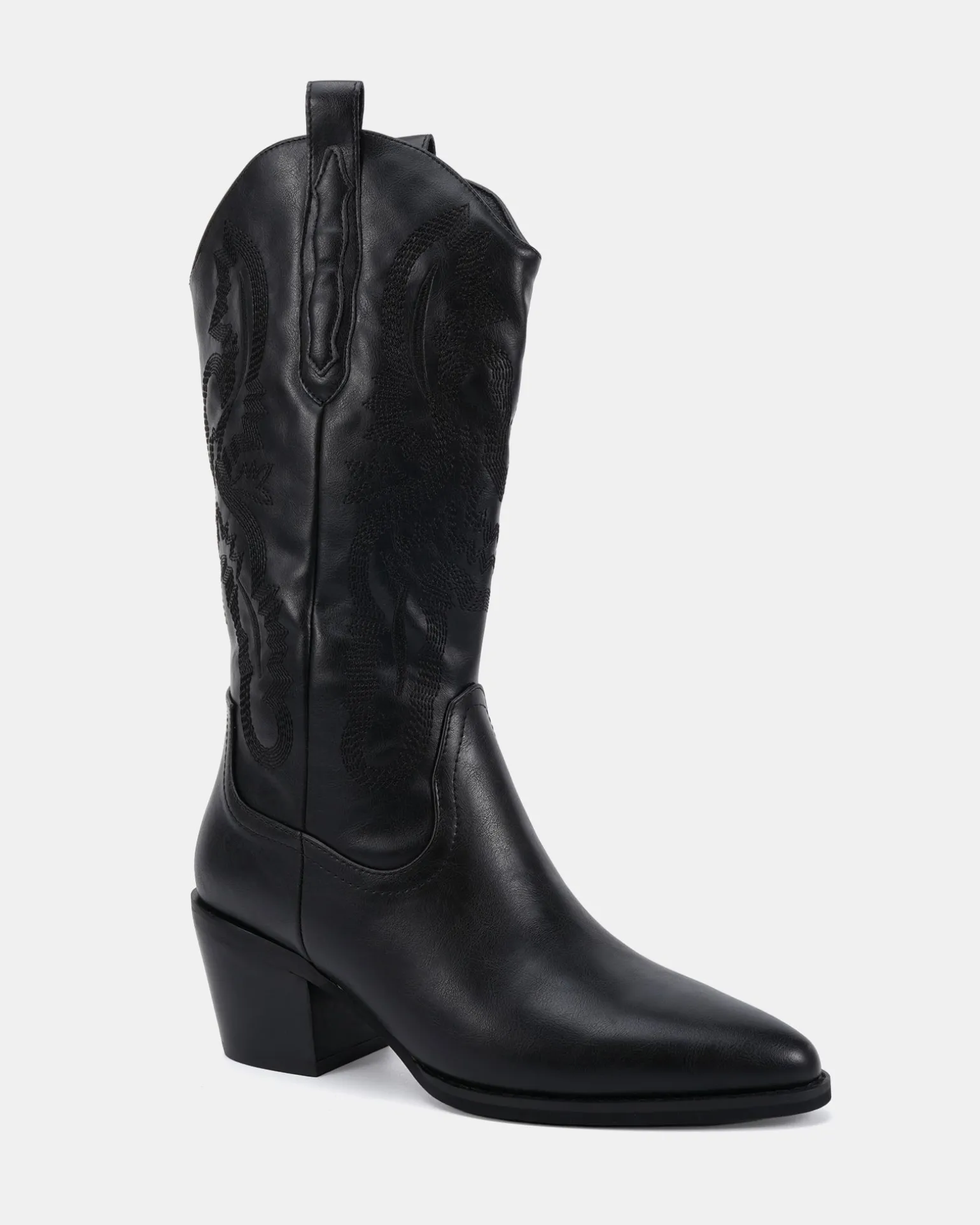 HALLOW BLACK Long Boots