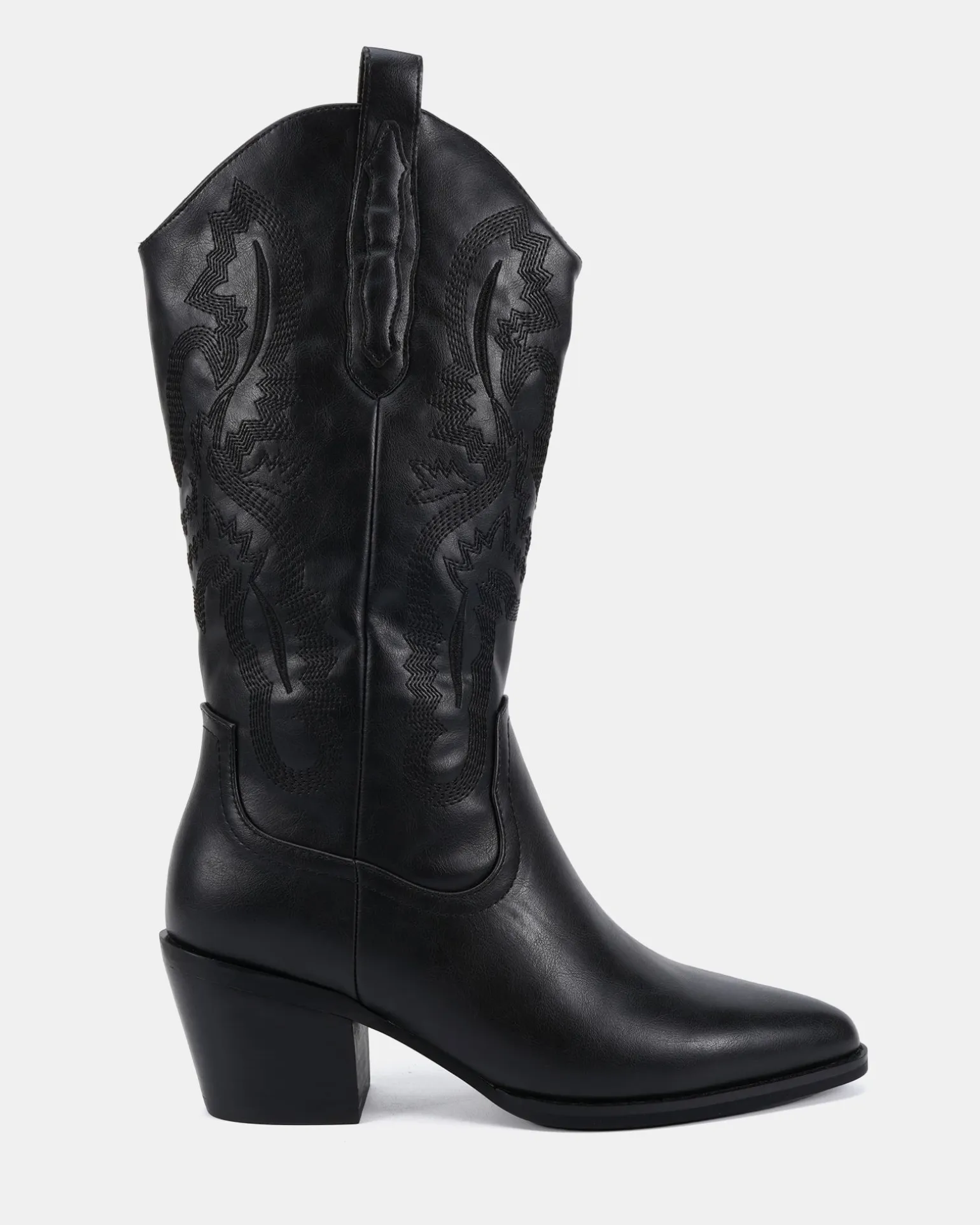 HALLOW BLACK Long Boots