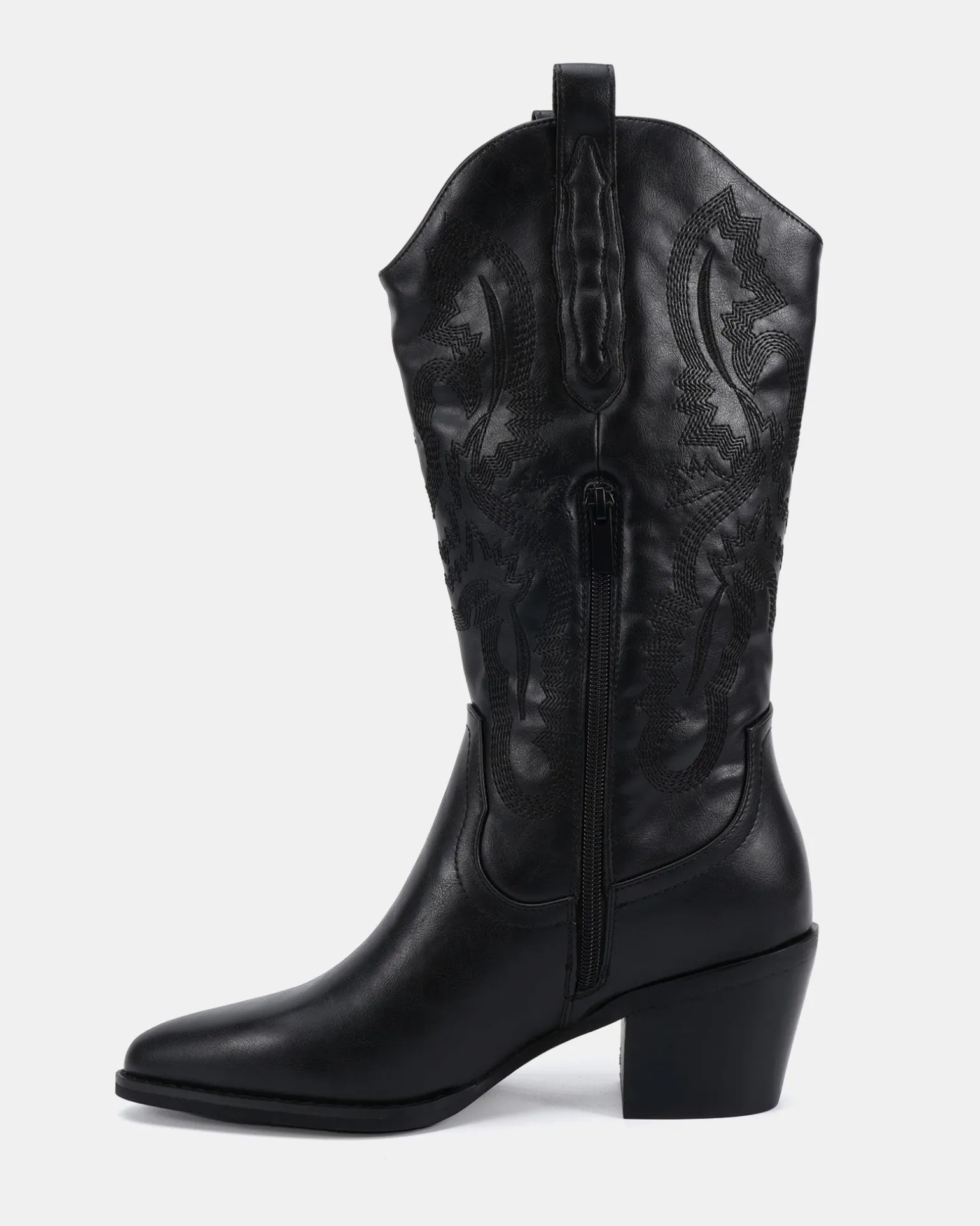 HALLOW BLACK Long Boots
