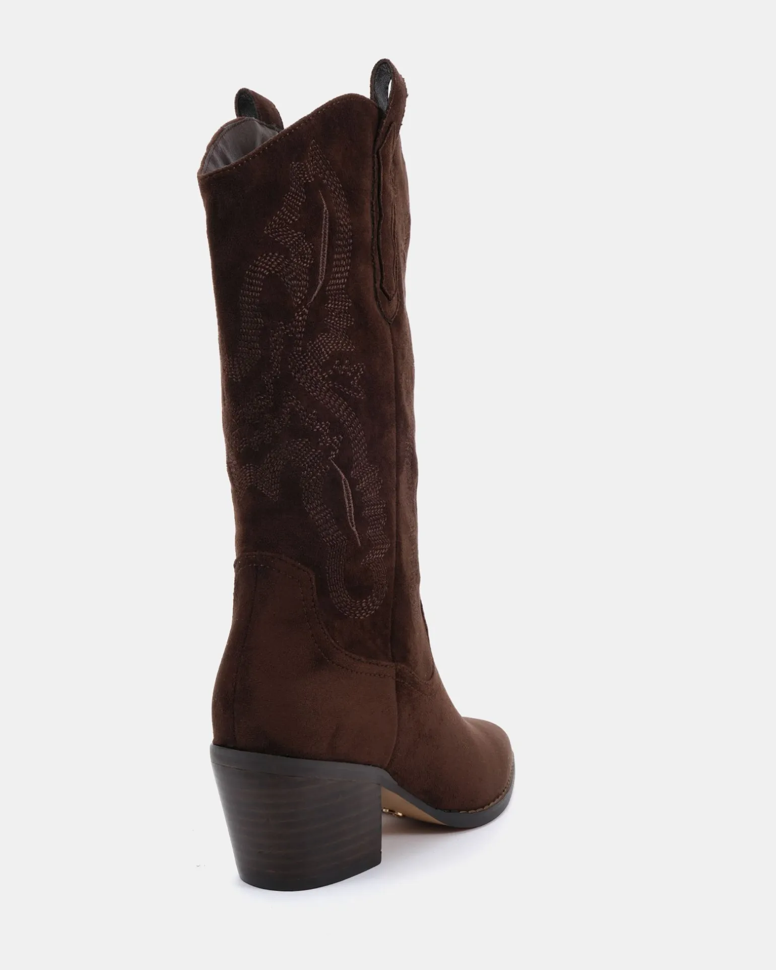 HALLOW ESPRESSO SUEDE Long Boots