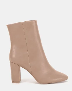 HOLLIE NUDE Ankle Boots