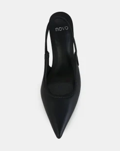IANTHE BLACK Closed Toe Heels
