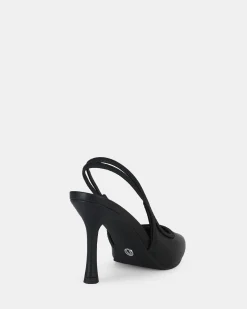 IANTHE BLACK Closed Toe Heels