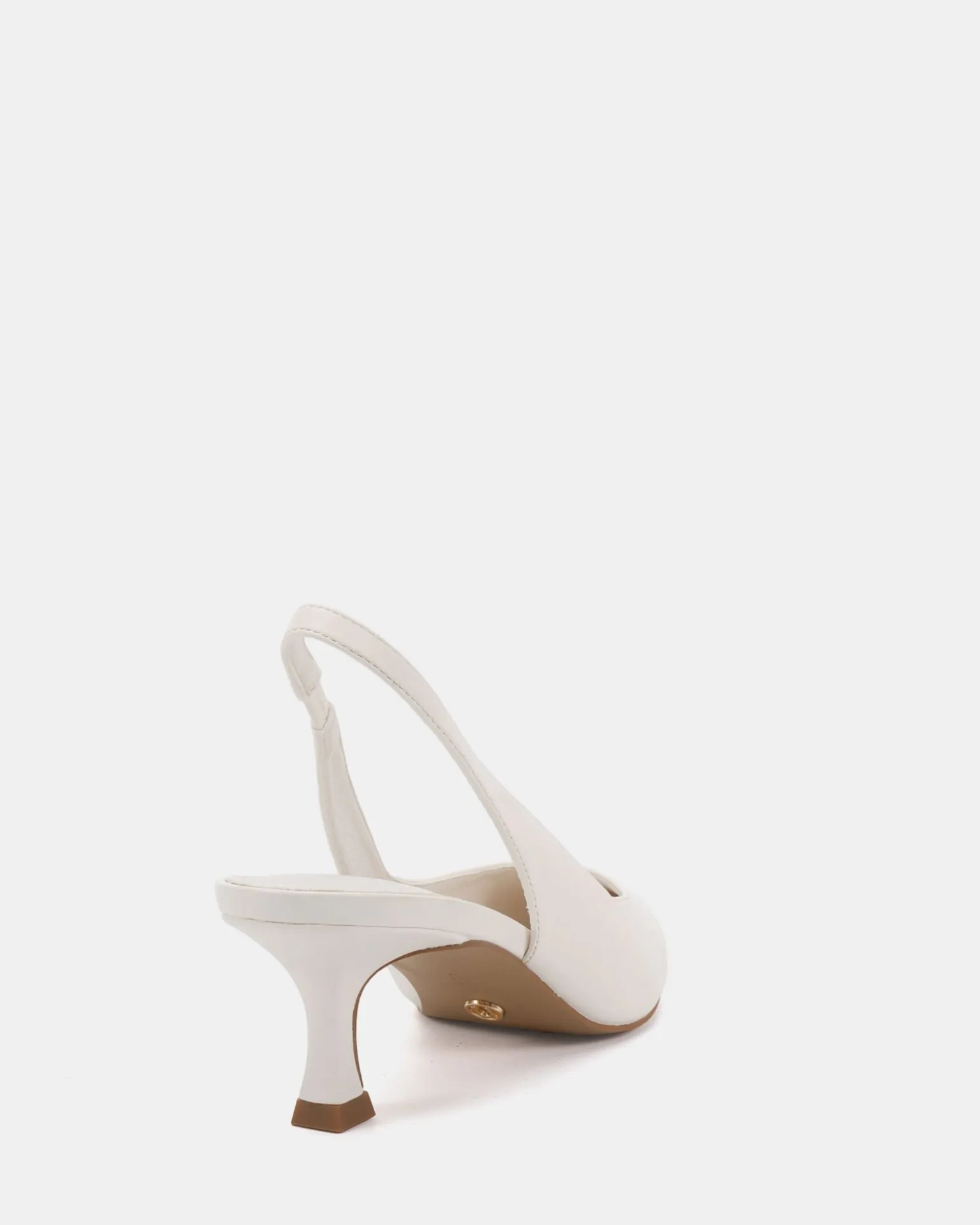 IDINNA White Smooth Low Heels