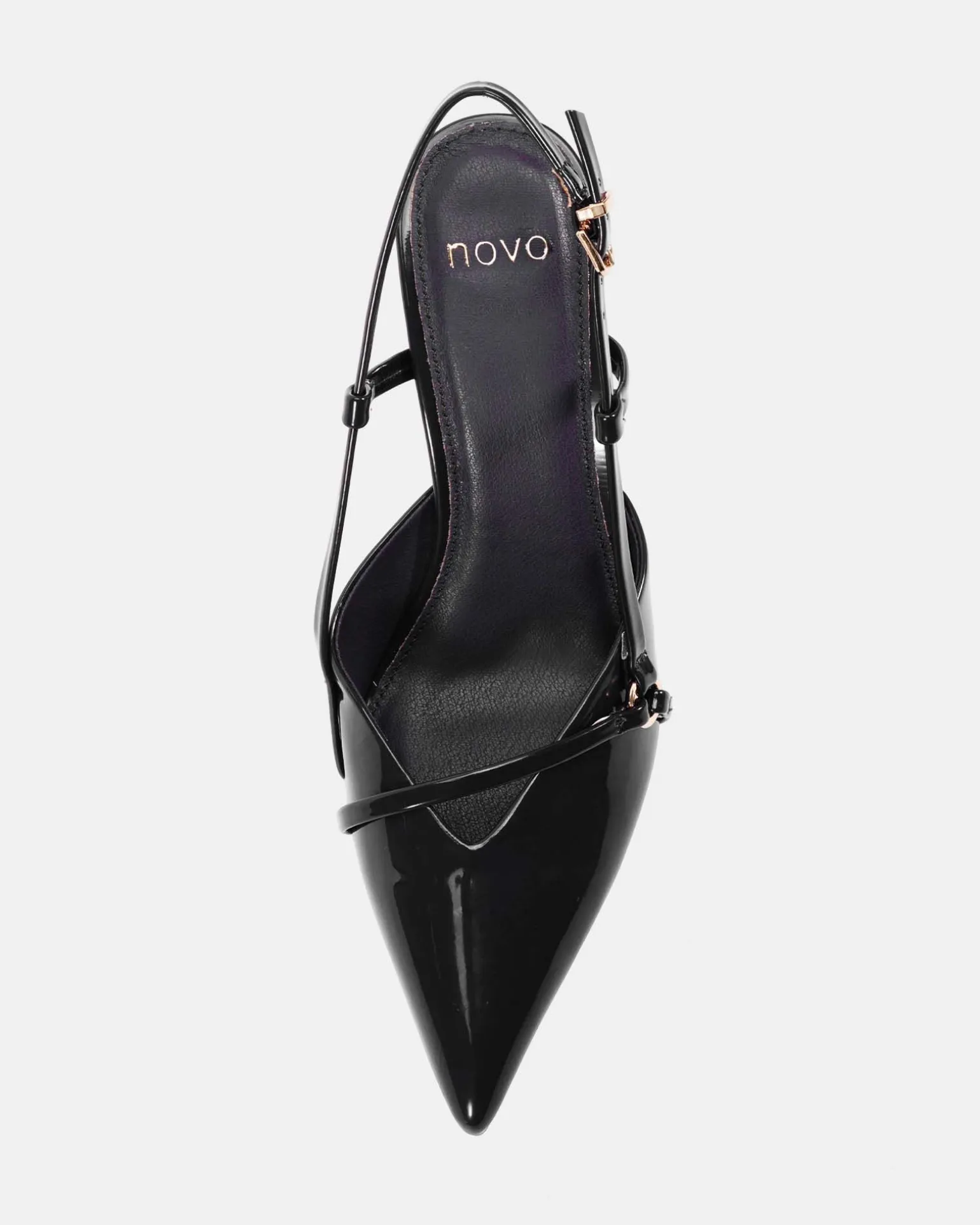 IDLE Black Patent Pumps