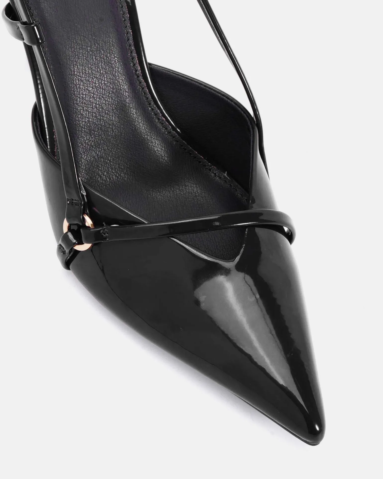 IDLE Black Patent Pumps