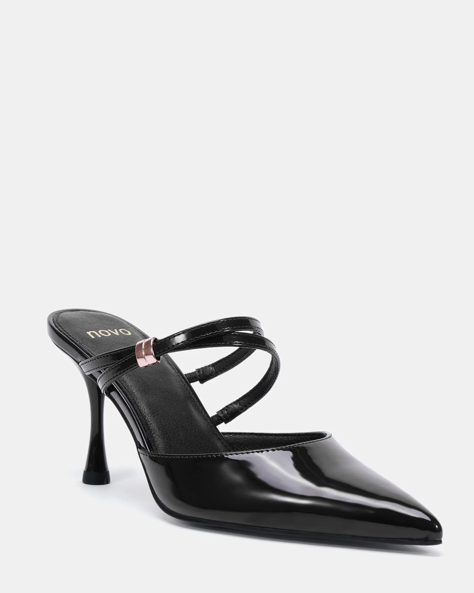 IDONEA Black Patent High Heels