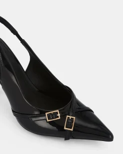 IGGI Black Patent High Heels
