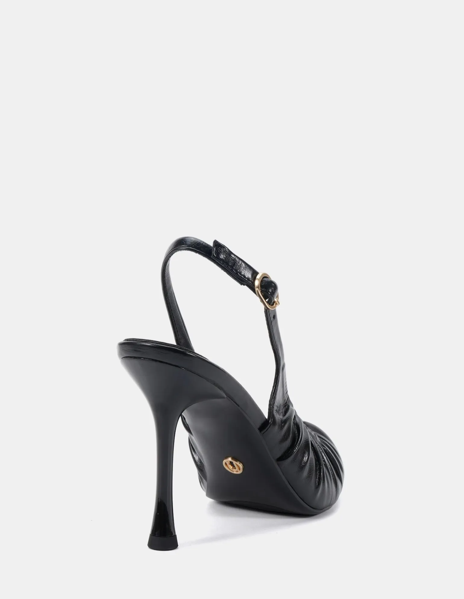 IMPURE BLACK CRINKLE Pumps