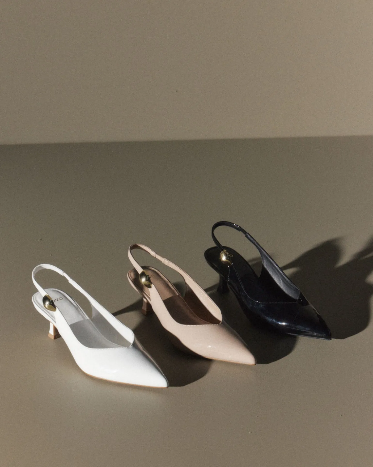 IONIZE Black Patent High Heels