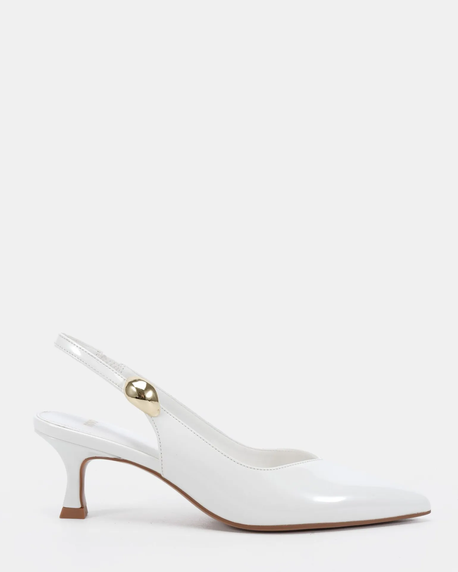 IONIZE White Patent High Heels