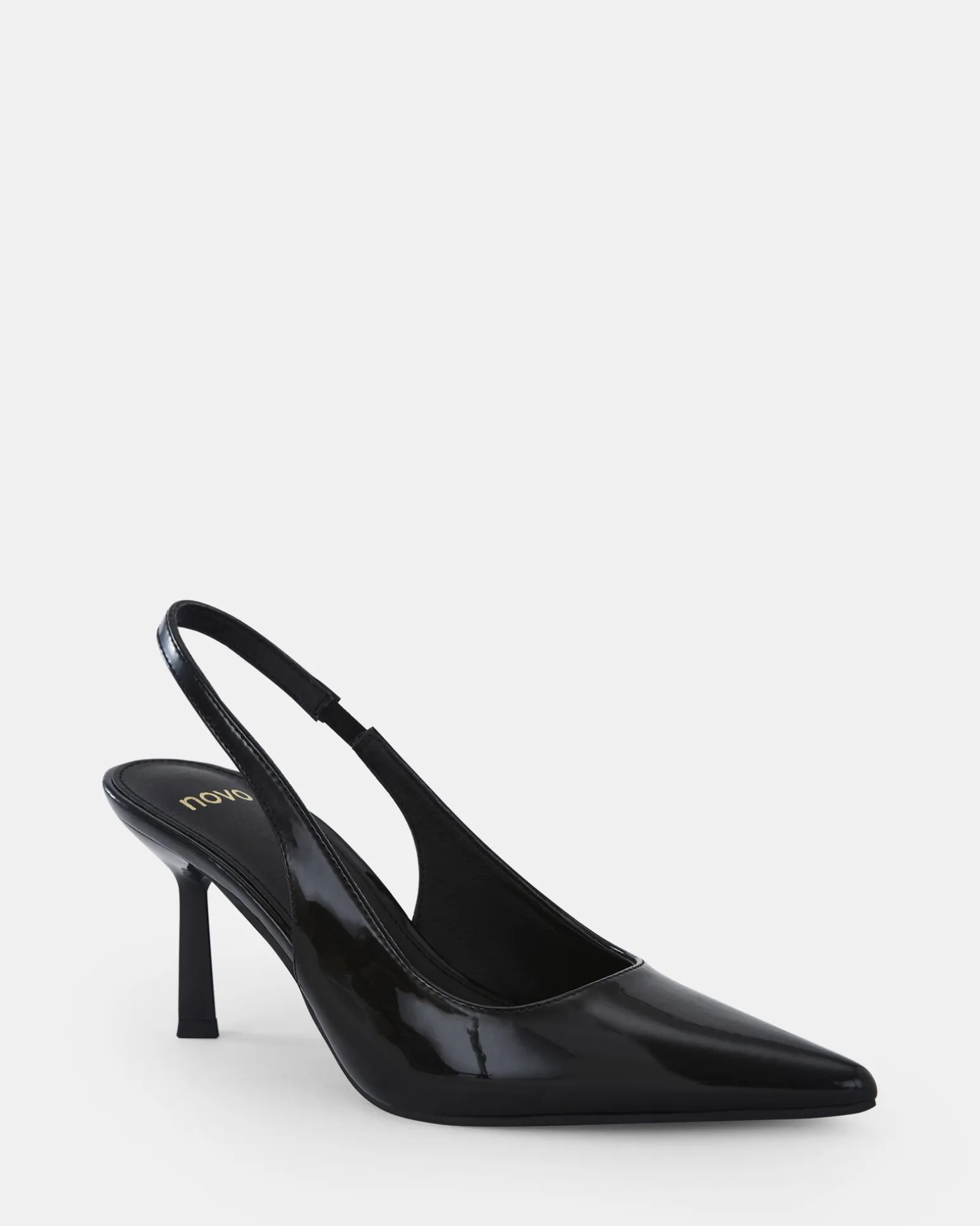 IRAYA Black Patent Pumps