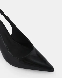 IRAYA Black Patent Pumps
