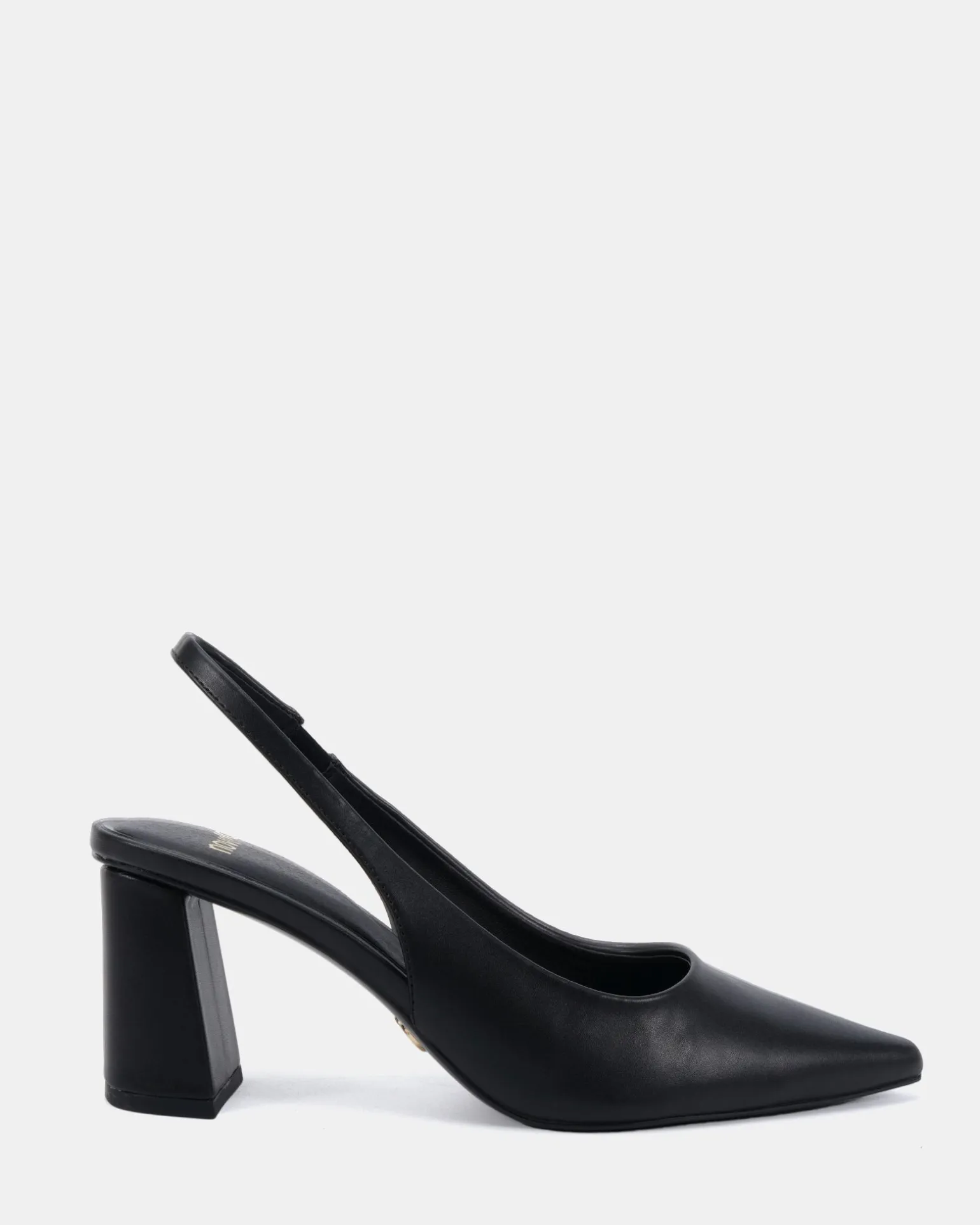 IRIE Black Smooth Mid Heels