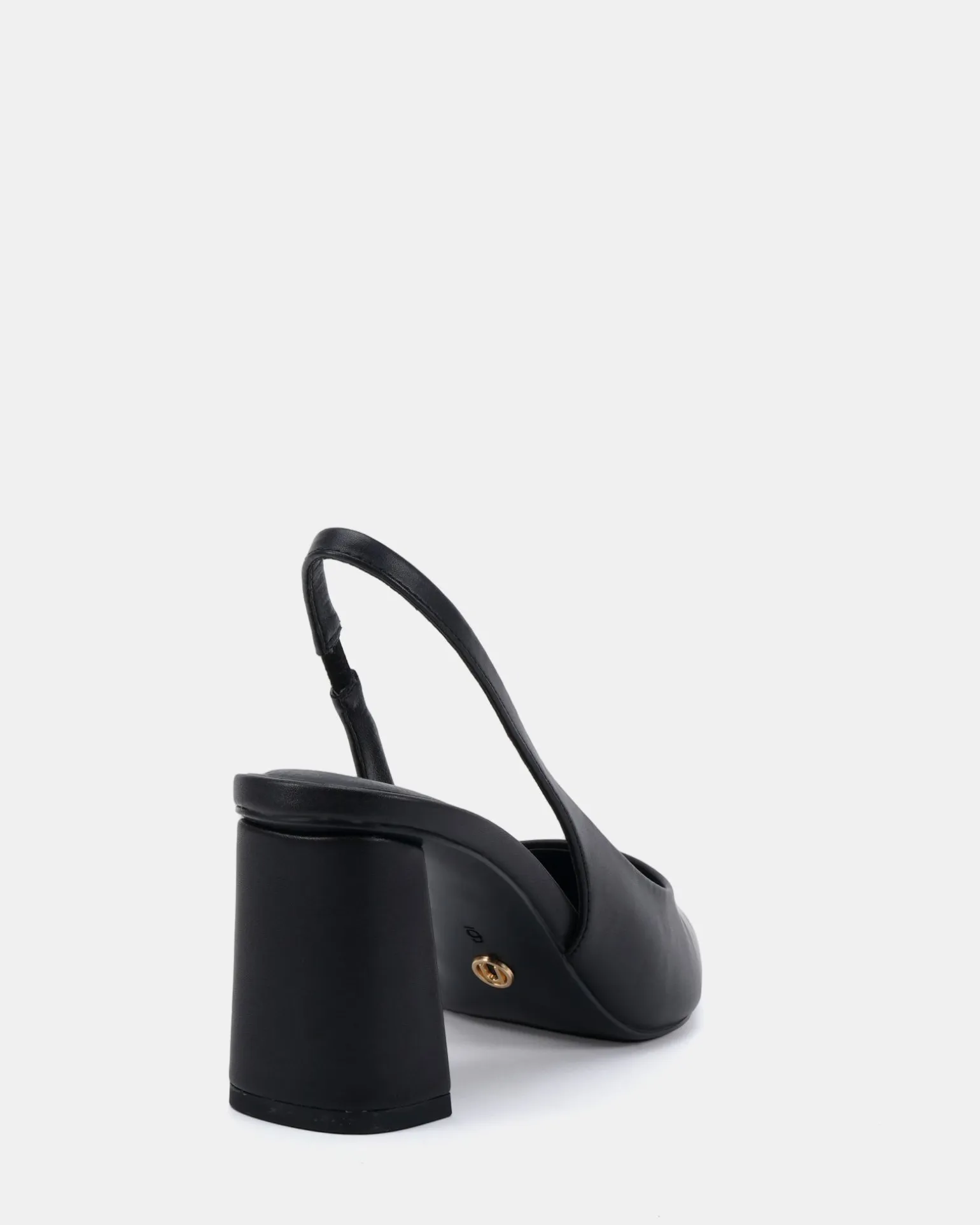 IRIE Black Smooth Mid Heels