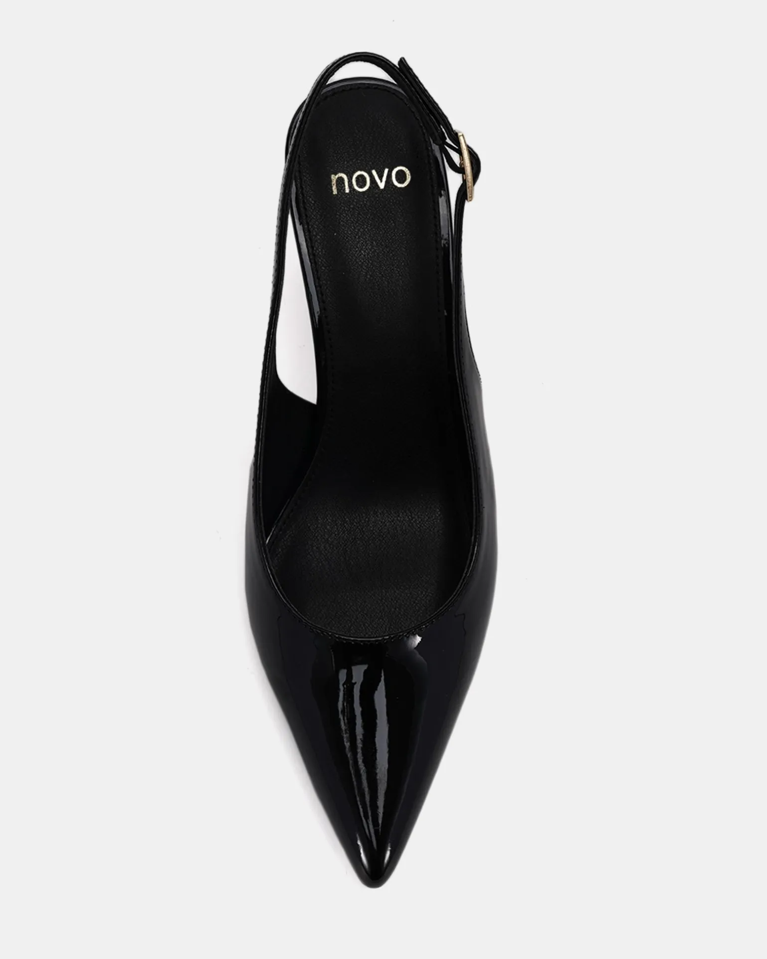IRMA Black Patent Pumps