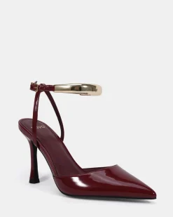IVAR DEEP RED PATENT High Heels