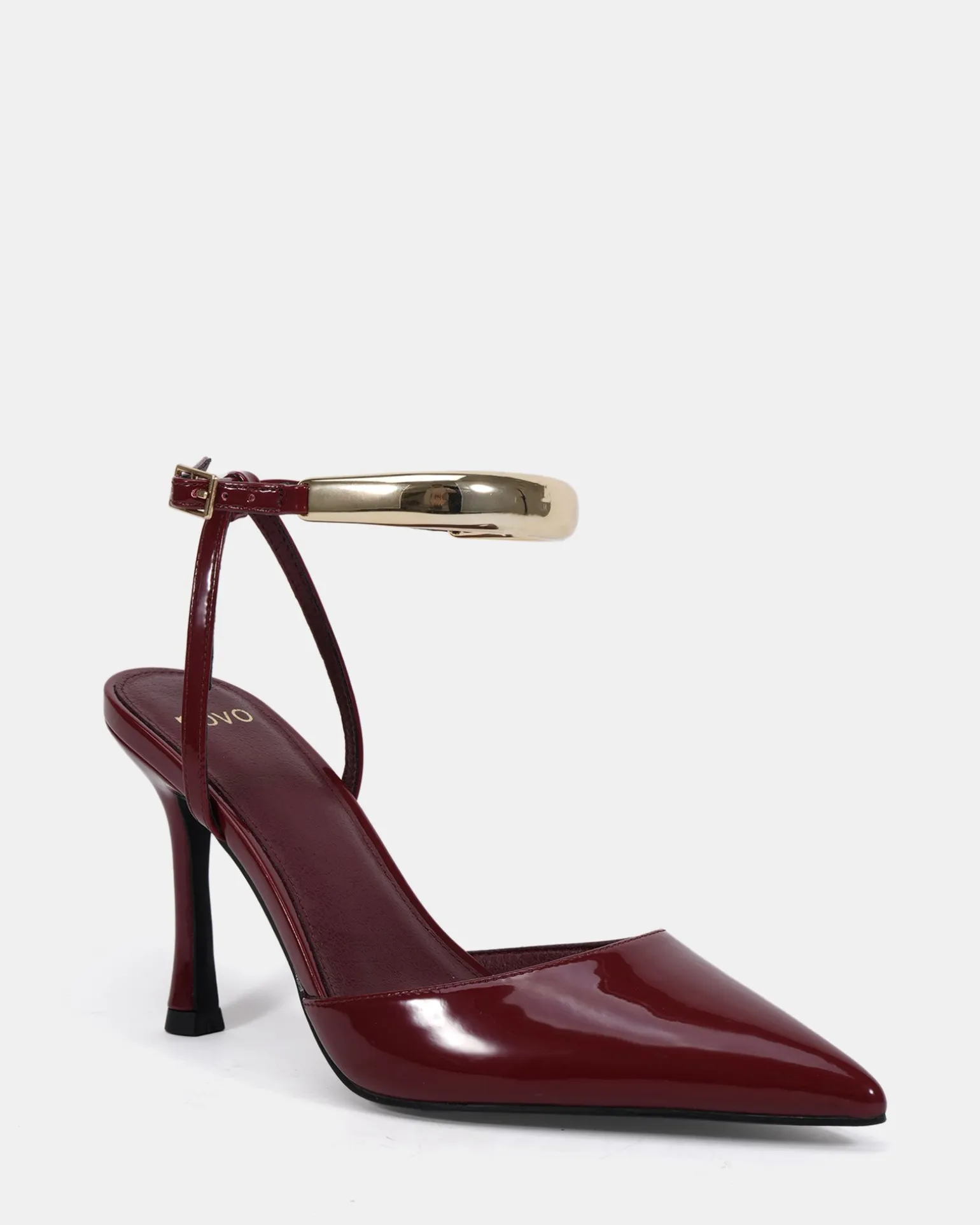 IVAR DEEP RED PATENT High Heels