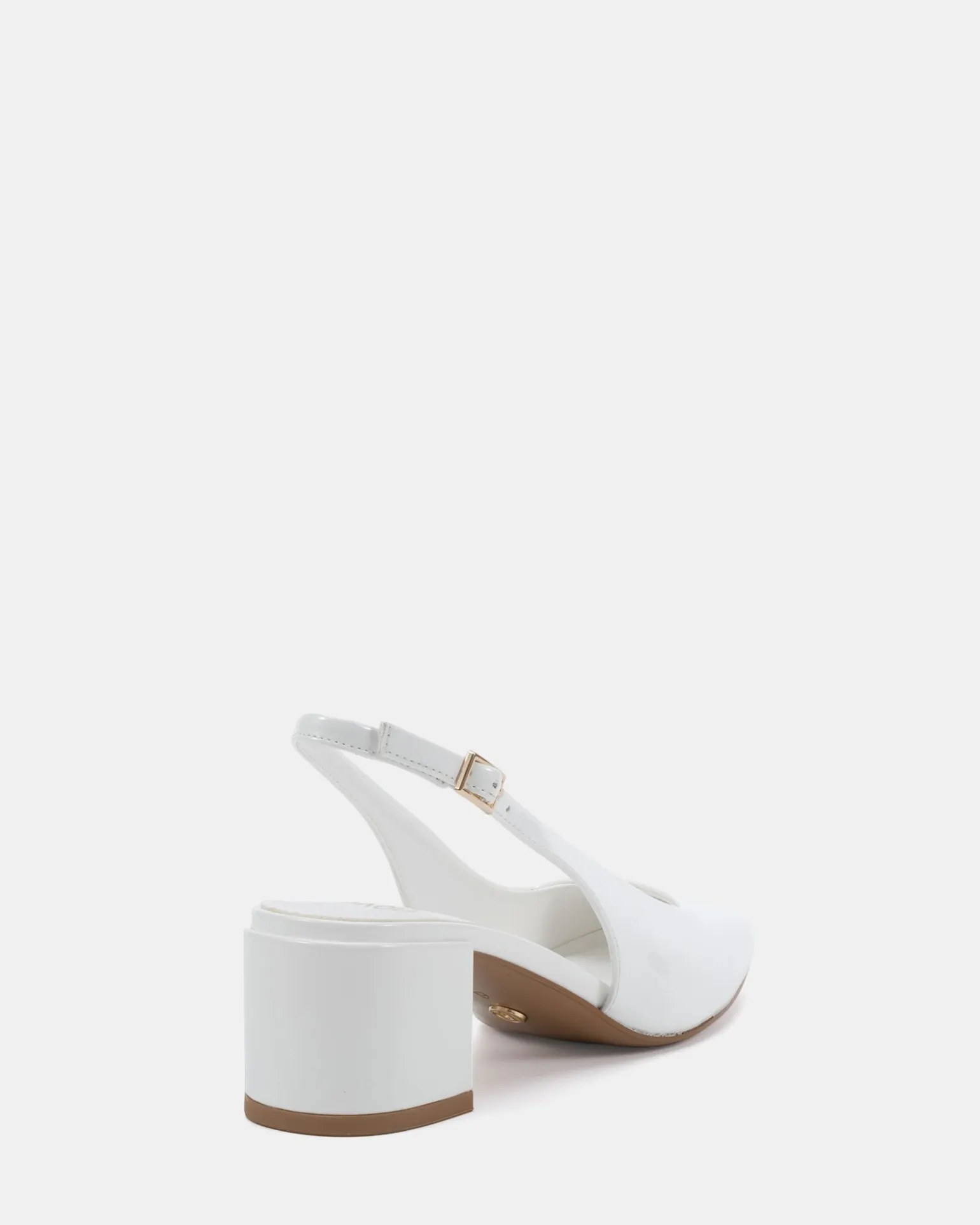 IVOREE White Patent Block Heels