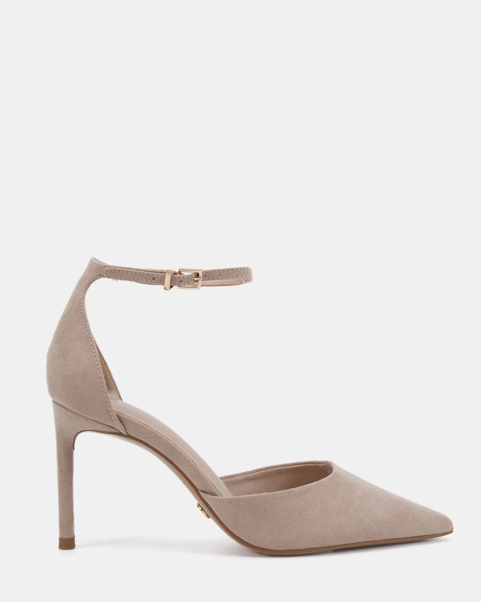 IYANA Nude Suede High Heels