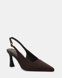 IYLAH ESPRESSO SUEDE High Heels