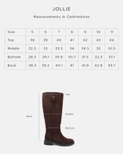 JOLLIE Black Smooth Zip Up Boots