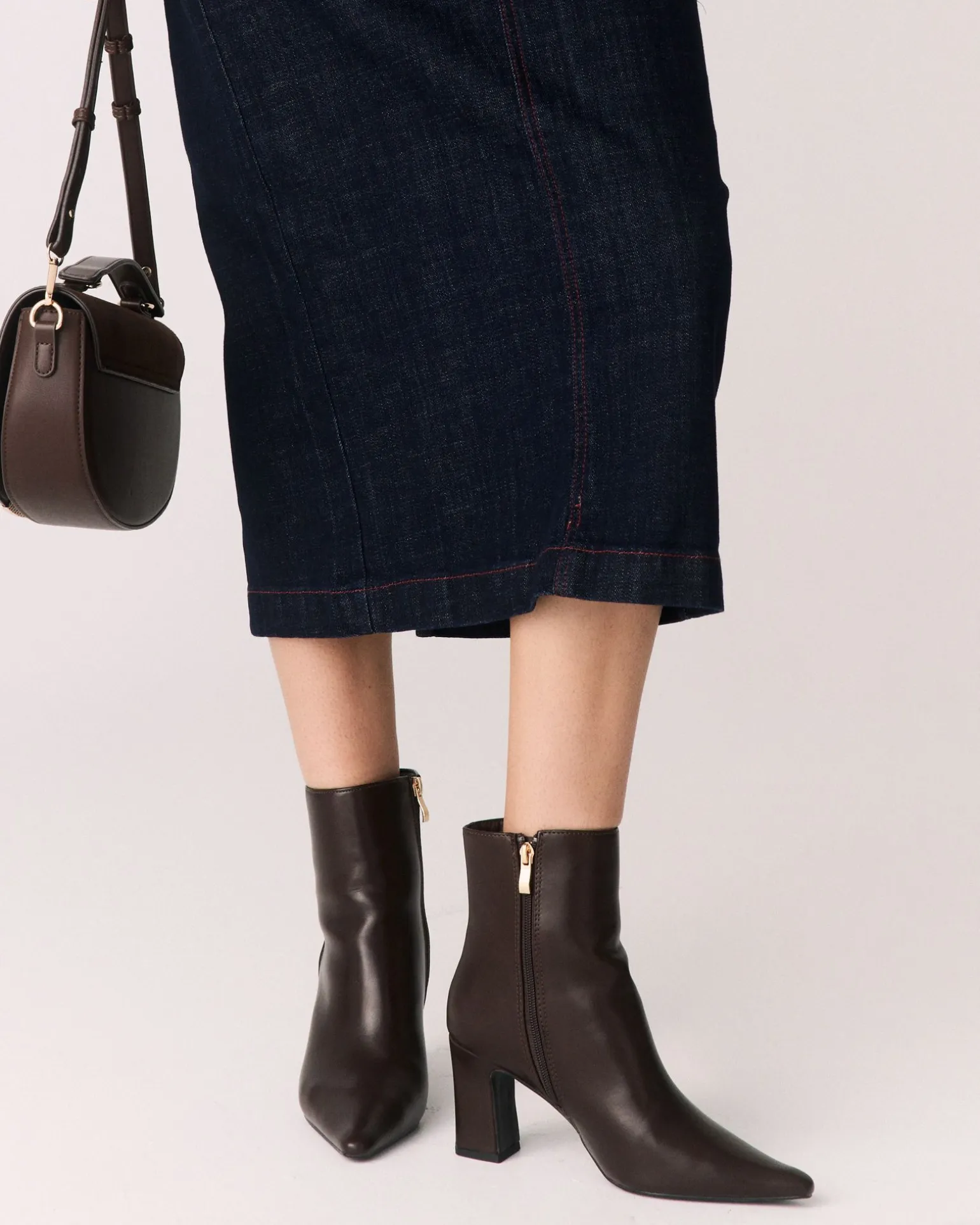 KALEYN ESPRESSO Ankle Boots