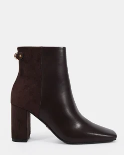 KALI ESPRESSO Heeled Boots