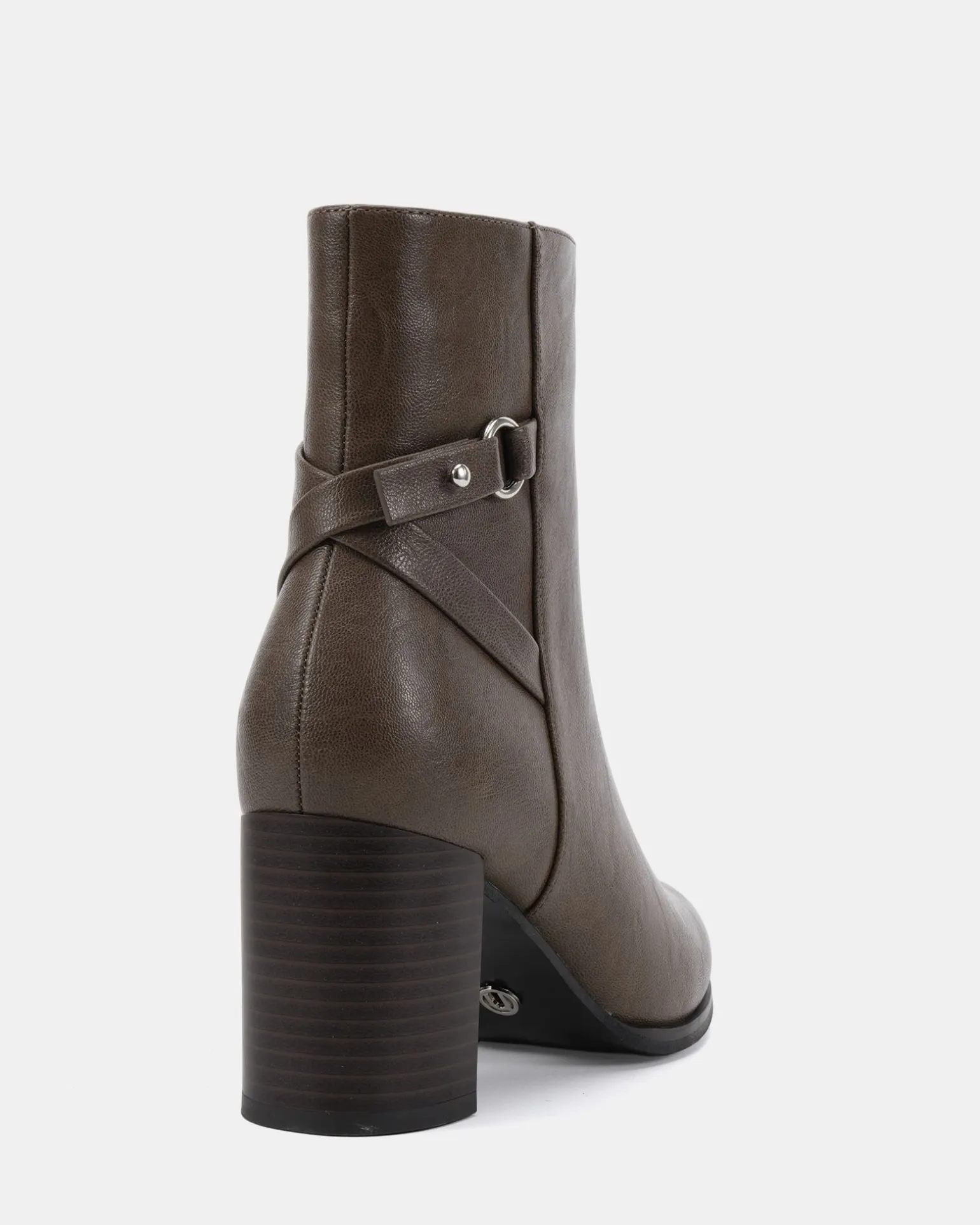 KAMI DARK TAUPE VINTAGE Ankle Boots