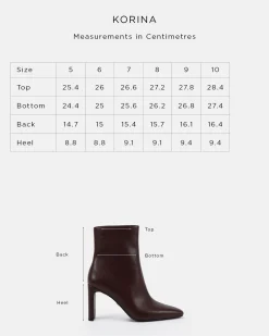 KORINA MILK CHOCOLATE Heeled Boots