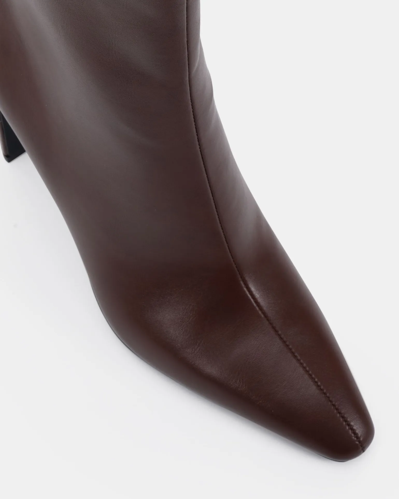 KORINA MILK CHOCOLATE Heeled Boots