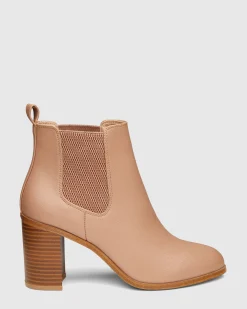 KRISTEENIE Nude Ankle Boots