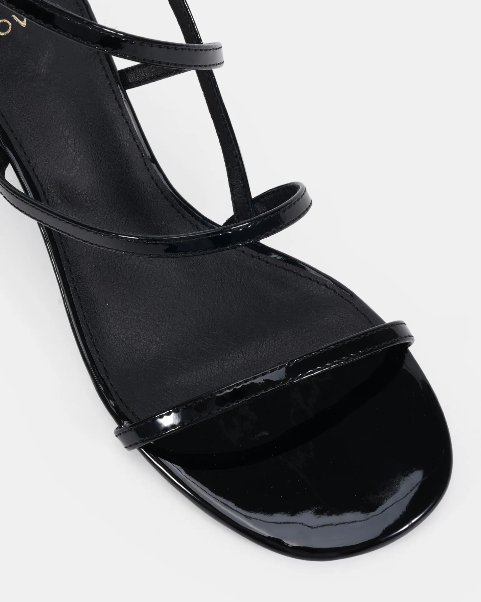 LASSIE Black Patent Low Heels