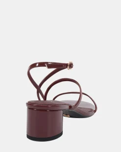 LASSIE PLUM PATENT Low Heels
