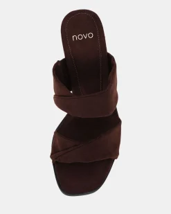 LESIA ESPRESSO SUEDE Mules