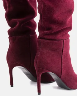 LI-ALLISTER Bordo Suede