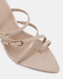 LOENA NEUTRAL CRINKLE PATENT High Heels