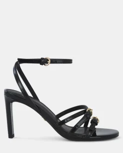 MADAIO Black Patent Stilettos